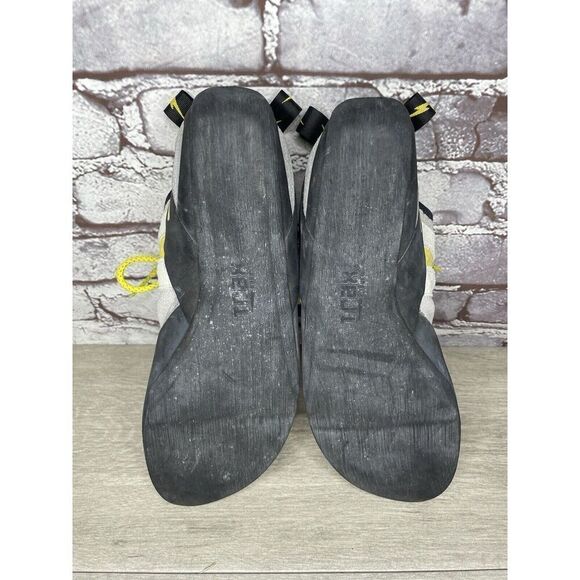 Evolv Defy Gray & Yellow Lace Up Climbing Shoes Fog Men Sz 12M US/46EU - Picture 7 of 16